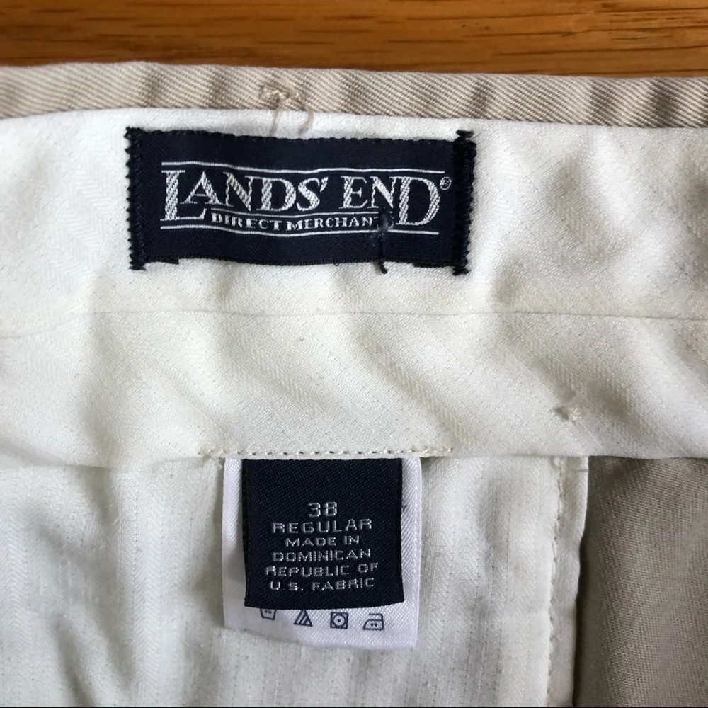 LAND’S END Khaki Trousers 38